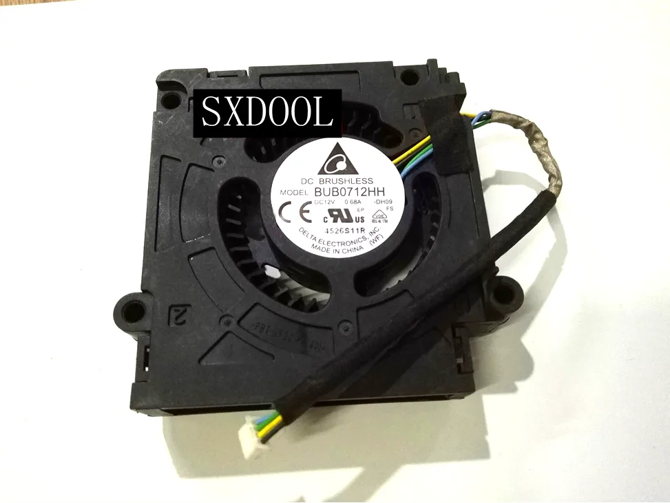 SXDOOL SXDOOL BUB0712HH-DH09 DC12V 0.68A 4-pin case fan — produktbild