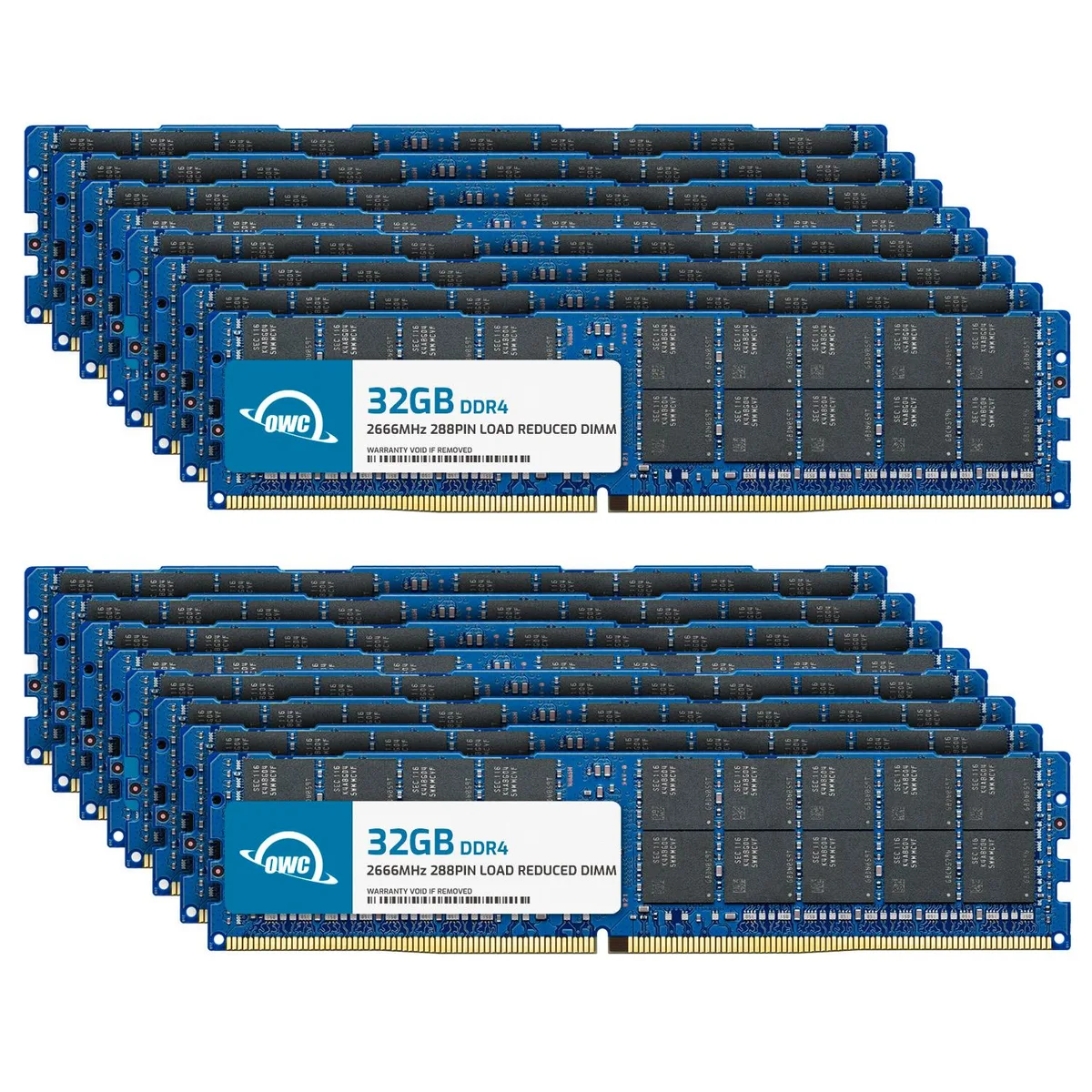 OWC OWC 512GB (16x32GB) DDR4 2666 CL19 ECC Registered RDIMM 2Rx4 1.2V memory upgrade — 商品写真