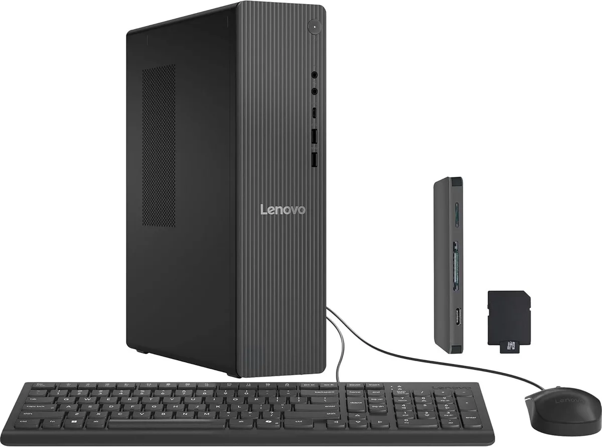 Lenovo Lenovo IdeaCentre Tower Desktop, Core Ultra 7 265, 64GB DDR5, 3TB (2TB SSD + 1TB Dock), Win 11 Pro, Gray — product photo