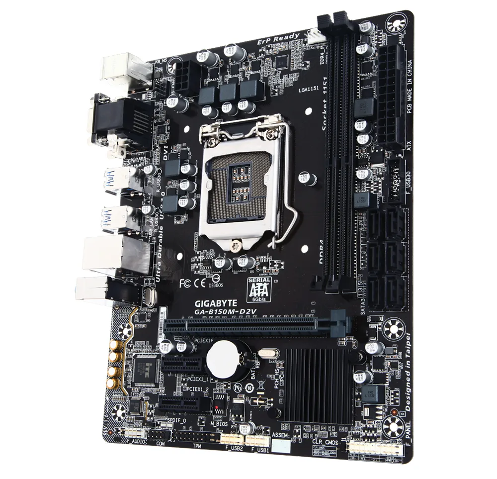 GIGABYTE GIGABYTE GA-B150M-D2V Intel Motherboard — photo du produit