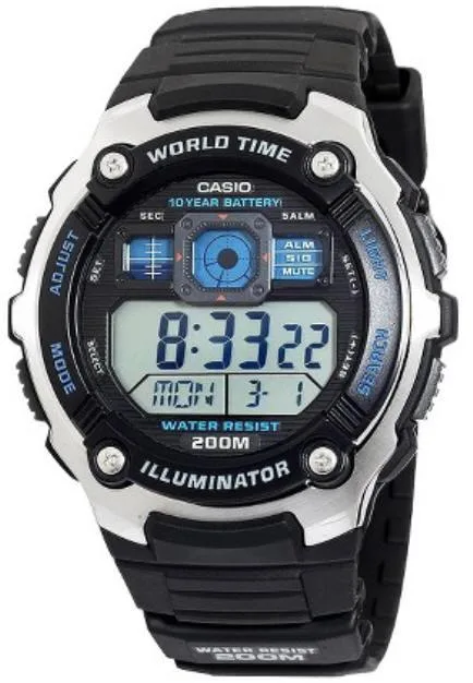 CASIO CASIO AE-2000W-1AV watch 200 m water resistance — product photo