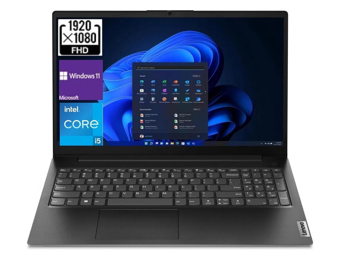 Lenovo Lenovo V15 G4 15.6" FHD laptop Intel Core i5-13420H 16GB 1TB Windows 11 Pro Black — photo du produit