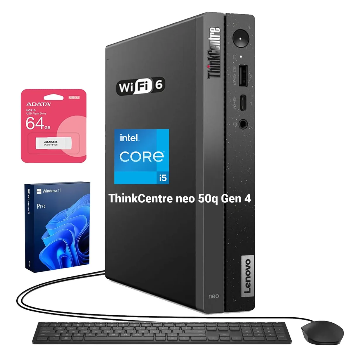 Lenovo Lenovo ThinkCentre neo 50q i5-13420H 32GB 1TB SSD Windows 11 Pro desktop PC — product photo