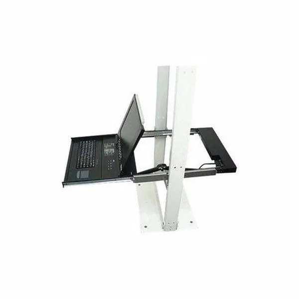 Black rack mounting kit, rectangular metal frame, 3.1 lbs