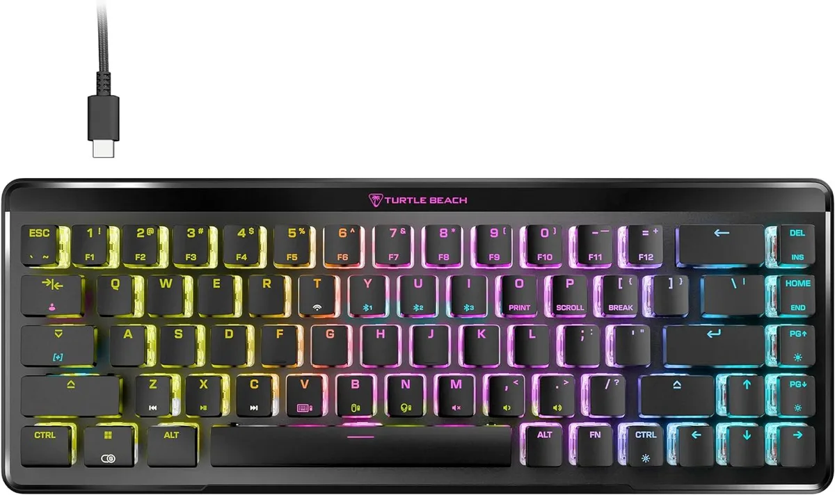 Turtle Beach/Voyetra Turtle Beach Vulcan II Mini Air 65% Wireless Optical Mechanical Gaming Keyboard Black — zdjęcie produktu