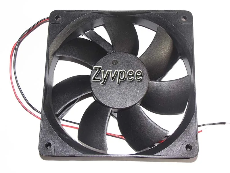 Zyvpee Zyvpee AD1212XB-A7BGL 120mm 12025 DC12V .5A 2 Wires case fan — product photo