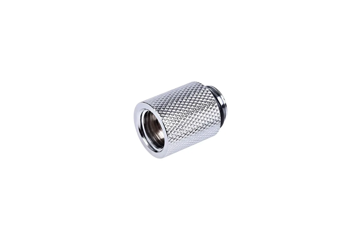 Alphacool Alphacool G1/4" HF 20mm Male to Female Extension Fitting Chrome 17220 DIY Cooling — 商品照片