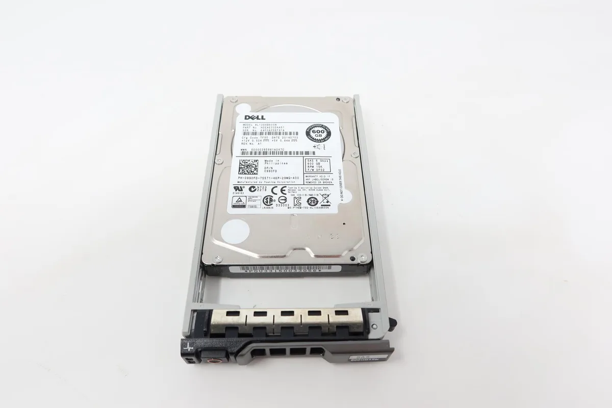 DELL DELL HDEAE00DAA51 600GB 2.5" SFF SAS 15000 RPM 0990FD internal hard drive — 商品写真