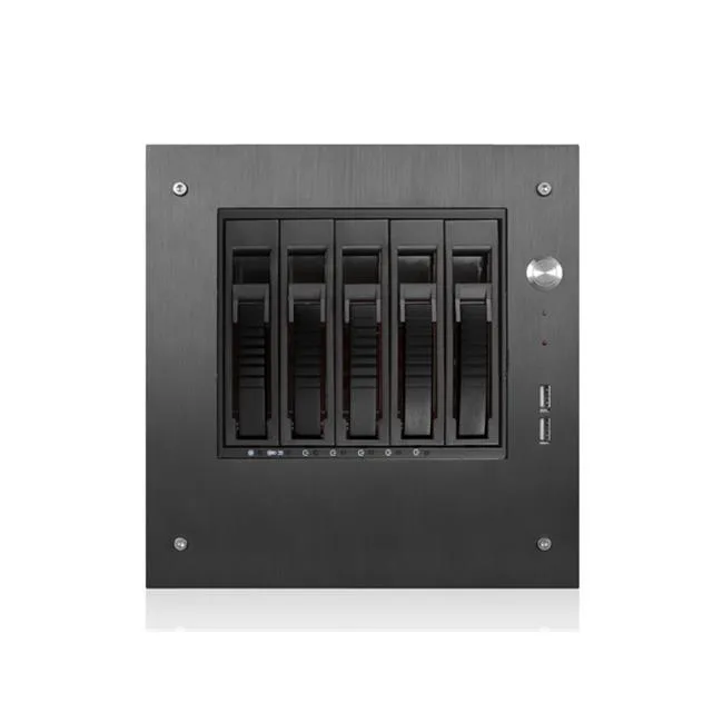 iStarUSA Inc. iStarUSA Inc. S-35-B5BK server chassis 5 x 3.5" hot-swap mini-ITX black — 商品写真