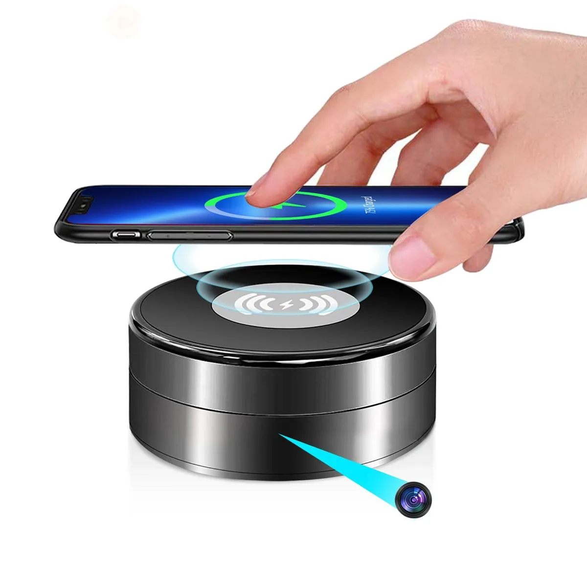 Clover Y12 Wireless Surveillance 1080p 160° 2.4/5G 15W Charger — ürün fotoğrafı
