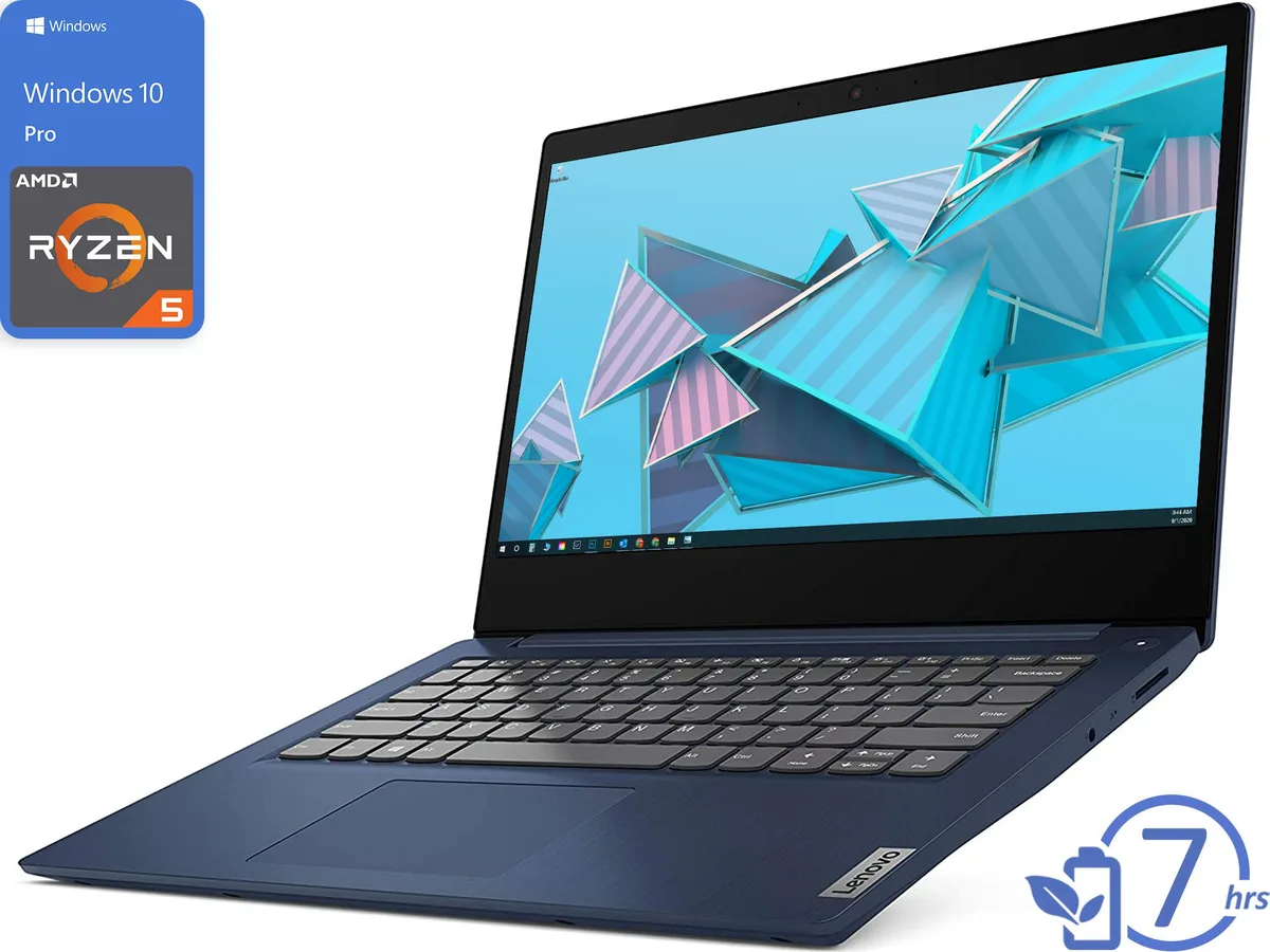 Lenovo Lenovo IdeaPad 3 laptop 14" AMD Ryzen 5 3500U 12GB RAM 512GB NVMe SSD Windows 10 Pro — product photo