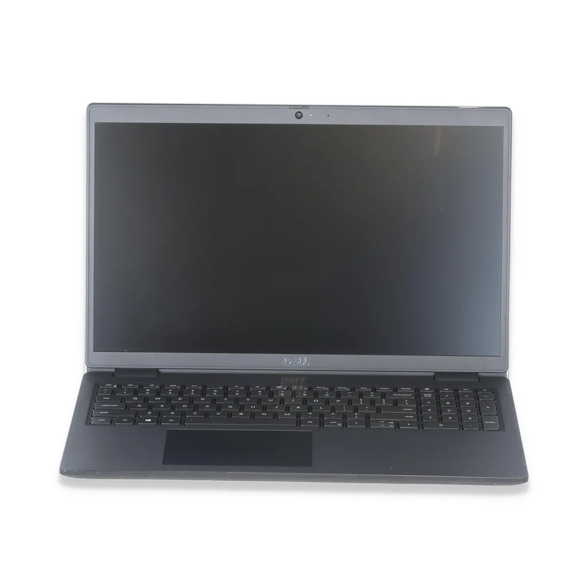 Black 15.2 inch Dell Latitude 3520 laptop closed on a flat surface