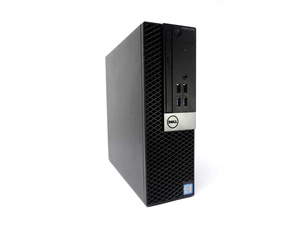 Compact black Dell OptiPlex 5040 SFF desktop tower