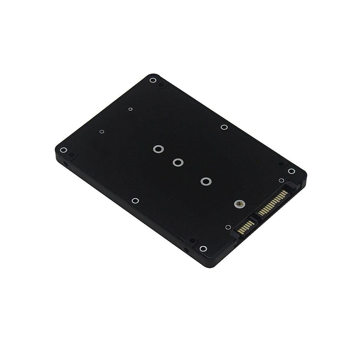 WRIARICH WRIARICH B+M Key M.2 SATA SSD to 2.5" SATA Adapter with Case Black — Produktfoto