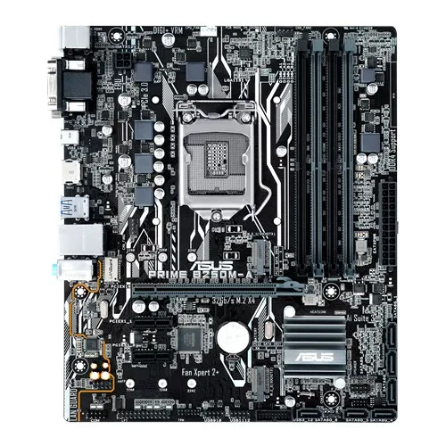 Green micro-ATX board with silver I/O shield and single M.2 slot