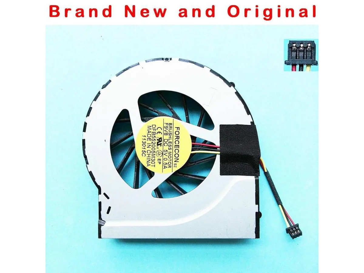 New original CPU cooling fan for FORCECON DFB552005M30T F9V8 DC 5V .5A 4PIN