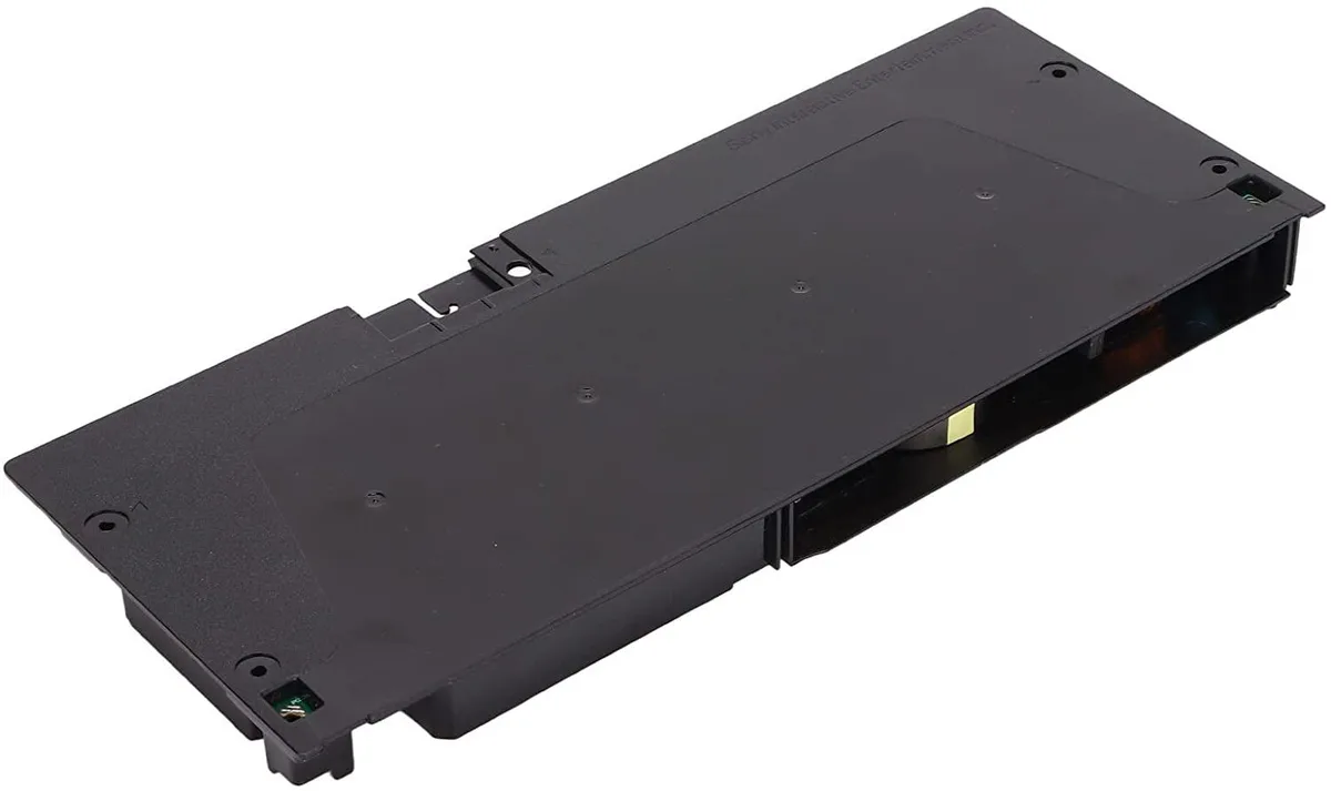 Compact black ABS power supply brick for PS4 Slim 2000 model