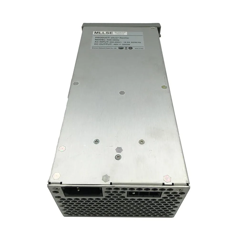 Rectangular ATX power supply unit, matte metal finish