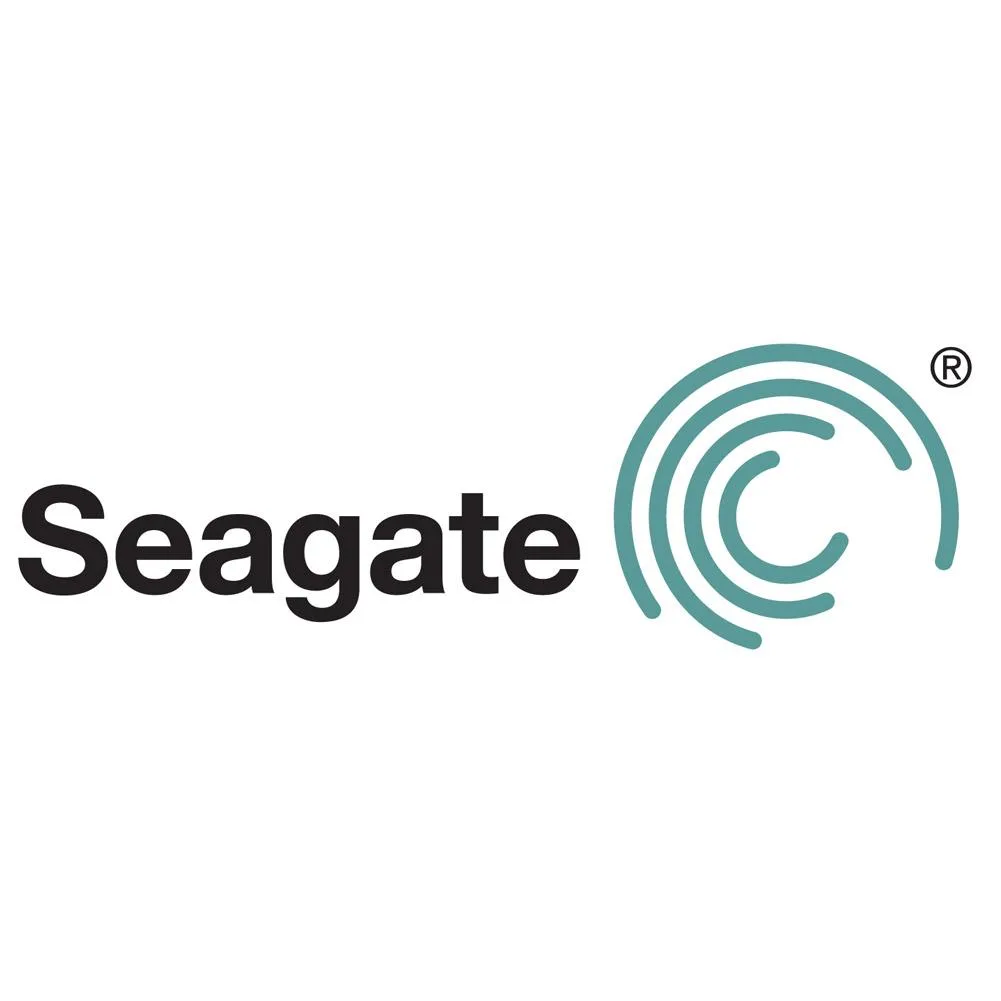 Seagate SkyHawk 10TB 3.5 inch internal hard drive, bare silver aluminium casing, SATA connector visible