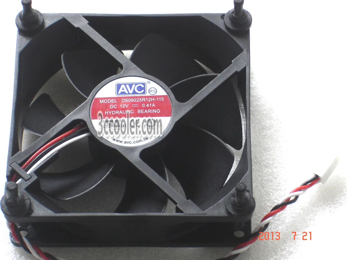 OEM Industries OEM Industries DS09225R12H-115 92x25mm 12V .41A 3 Pin CPU cooler — photo du produit