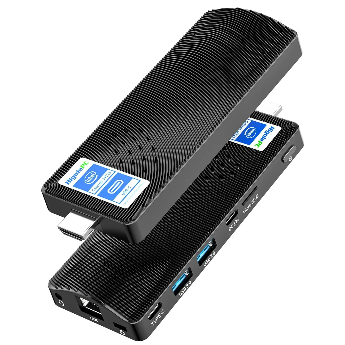Higole Higole PC Stick Intel Celeron J4105 8GB 128GB Windows 11 Pro — photo du produit