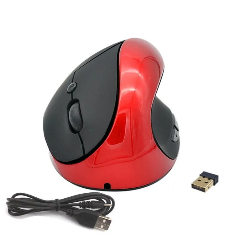 eForChina eForChina JSY-03 Wireless Vertical Gaming Mouse Red 1600 DPI 6 Keys 2.4 GHz — fotografia produktu
