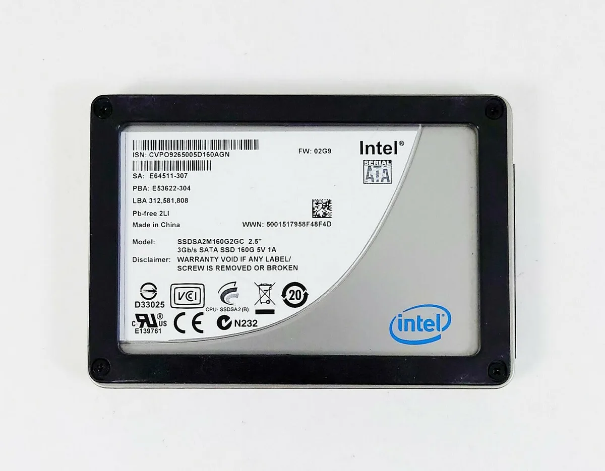 Intel Intel SSDSA2M160G2GC 160GB internal SSD — product photo