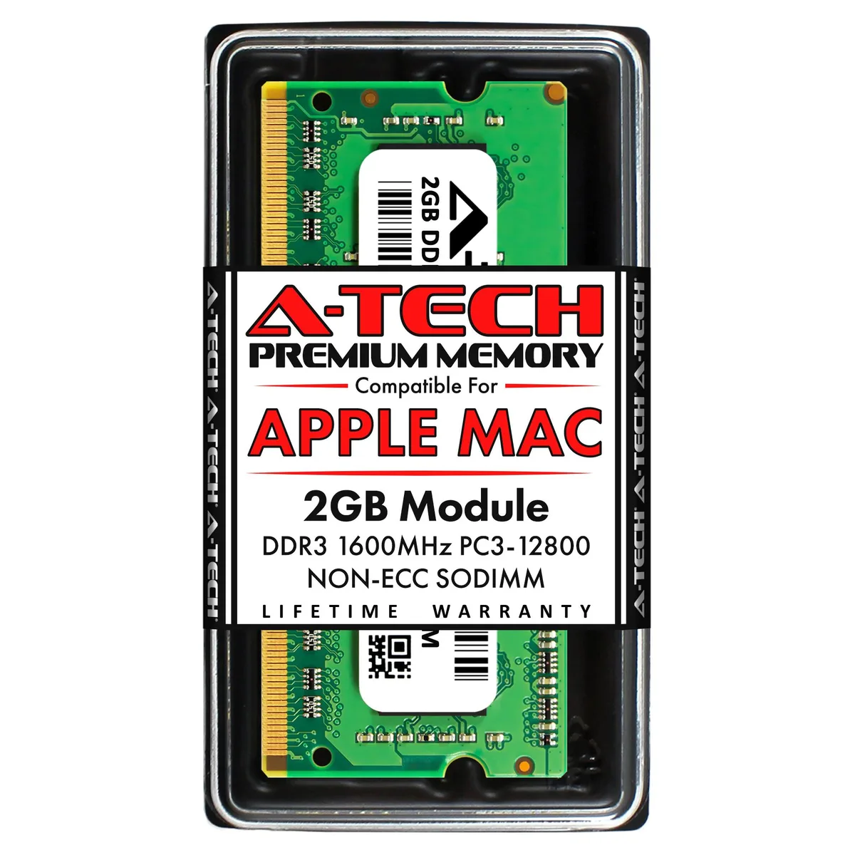 A-Tech A-Tech 2GB DDR3L 1600 SODIMM 204-Pin Apple Mac memory upgrade — termékfotó