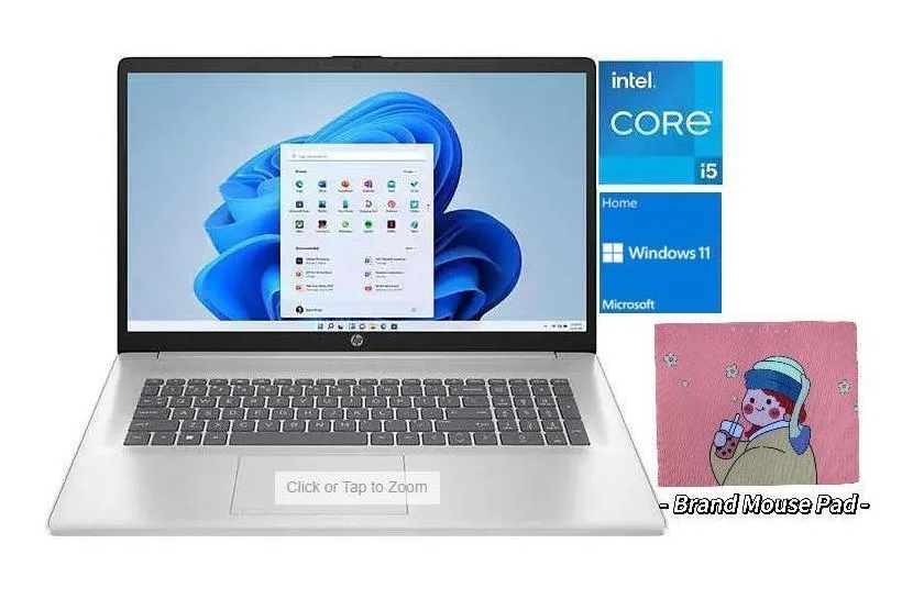 HP HP 17-cn3053cl laptop 17.3" IPS FHD i5-1355U 32GB DDR4 2TB NVMe Windows 11 Home Silver — product photo