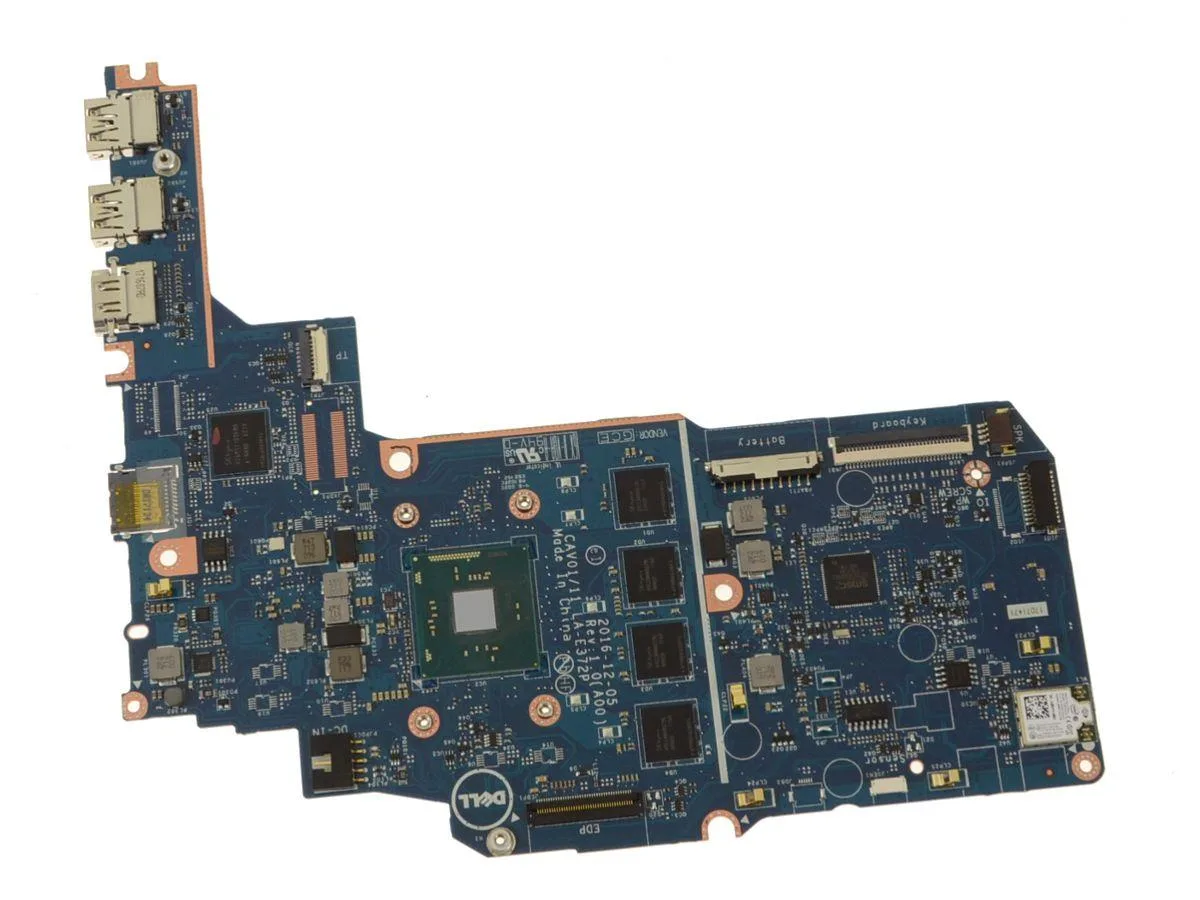 Dell Chromebook 11 3189 motherboard with onboard Celeron N3060 1.6GHz CPU 4GB RAM 16GB storage