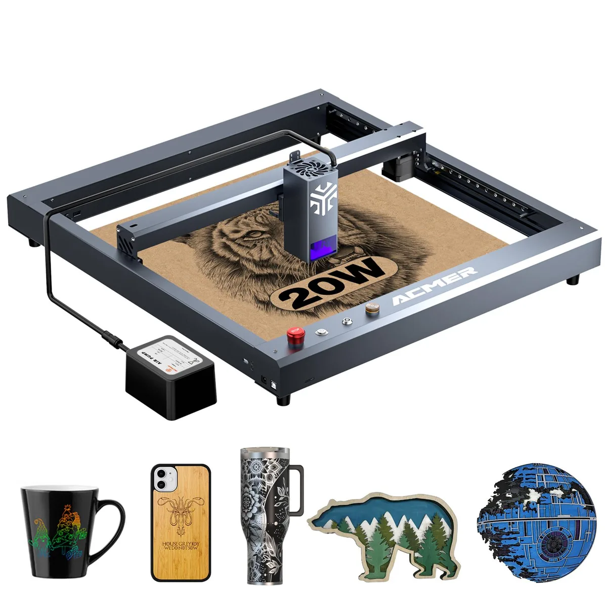 ACMER ACMER P2-20W laser engraver — productfoto