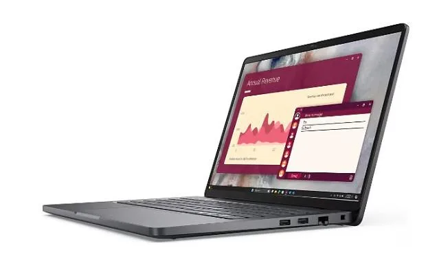Magnetite finish Dell Pro 14 laptop closed view