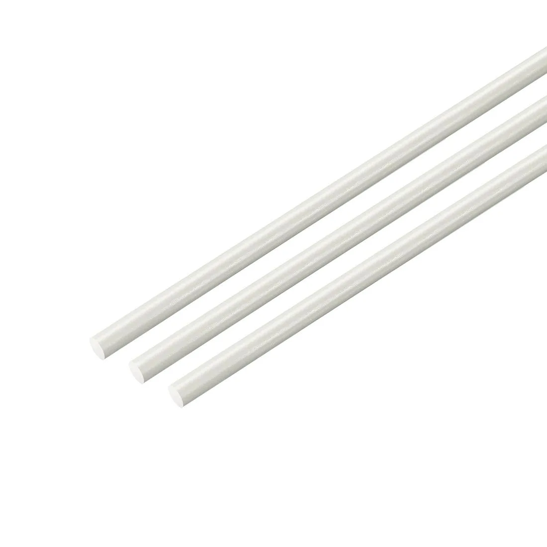 Unique-Bargains Unique-Bargains FRP Fiberglass Round Rod 2mm Dia 50cm Length White 3pcs — 商品照片