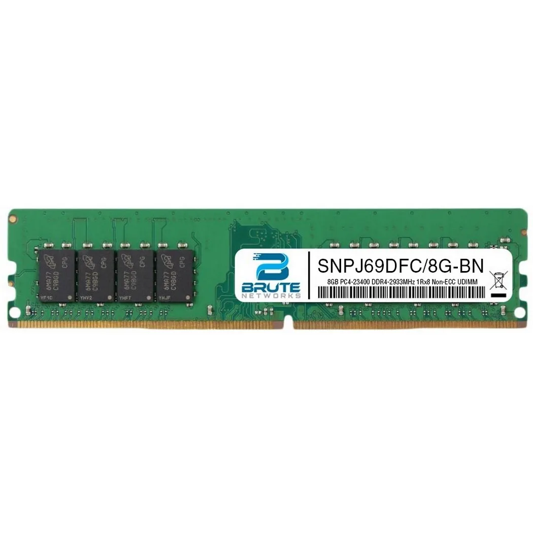 Green 288-pin DDR4 stick with black memory chips and a white label