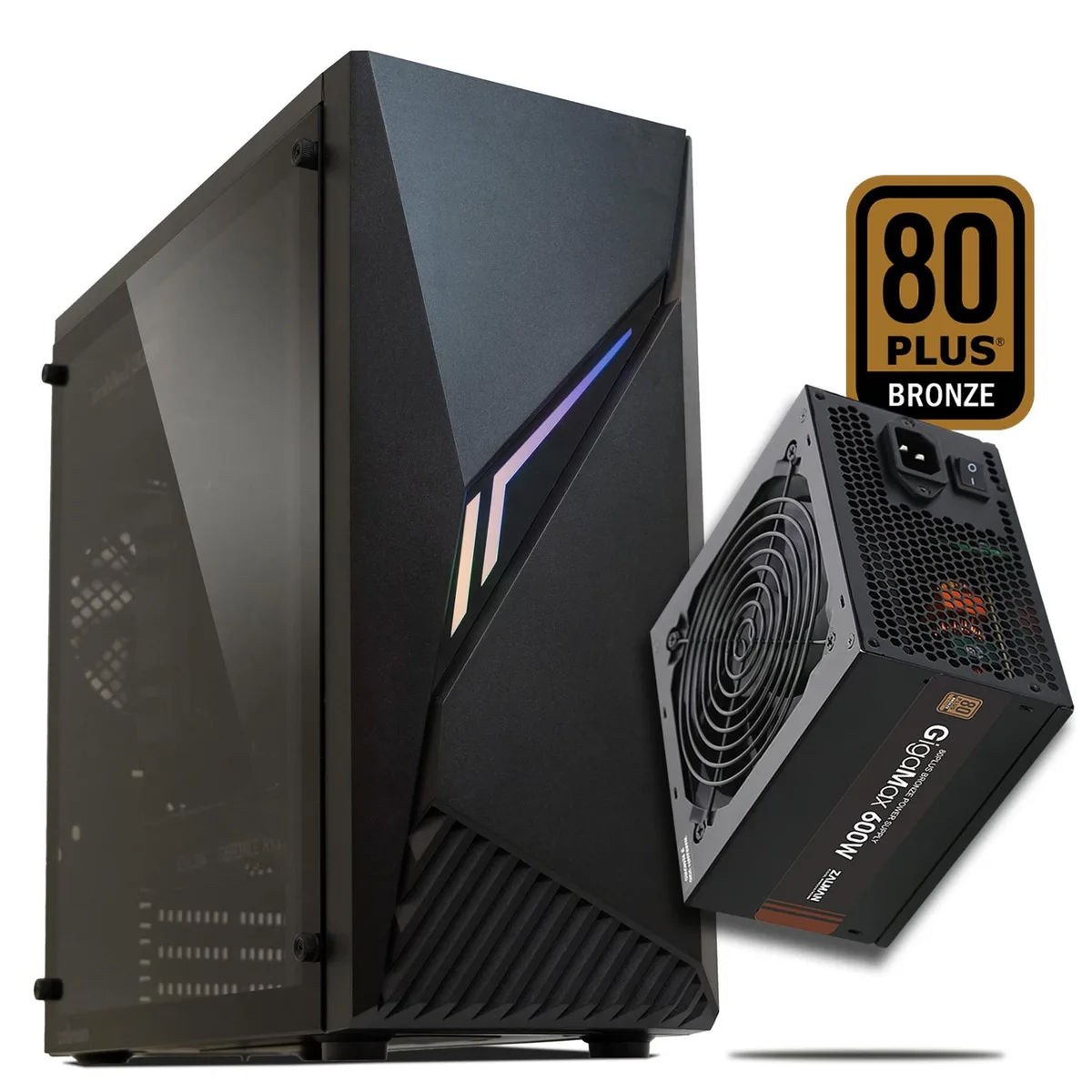 Zalman Zalman Raven ATX Mid-Tower Case + 600W 80+ Bronze PSU — Produktfoto