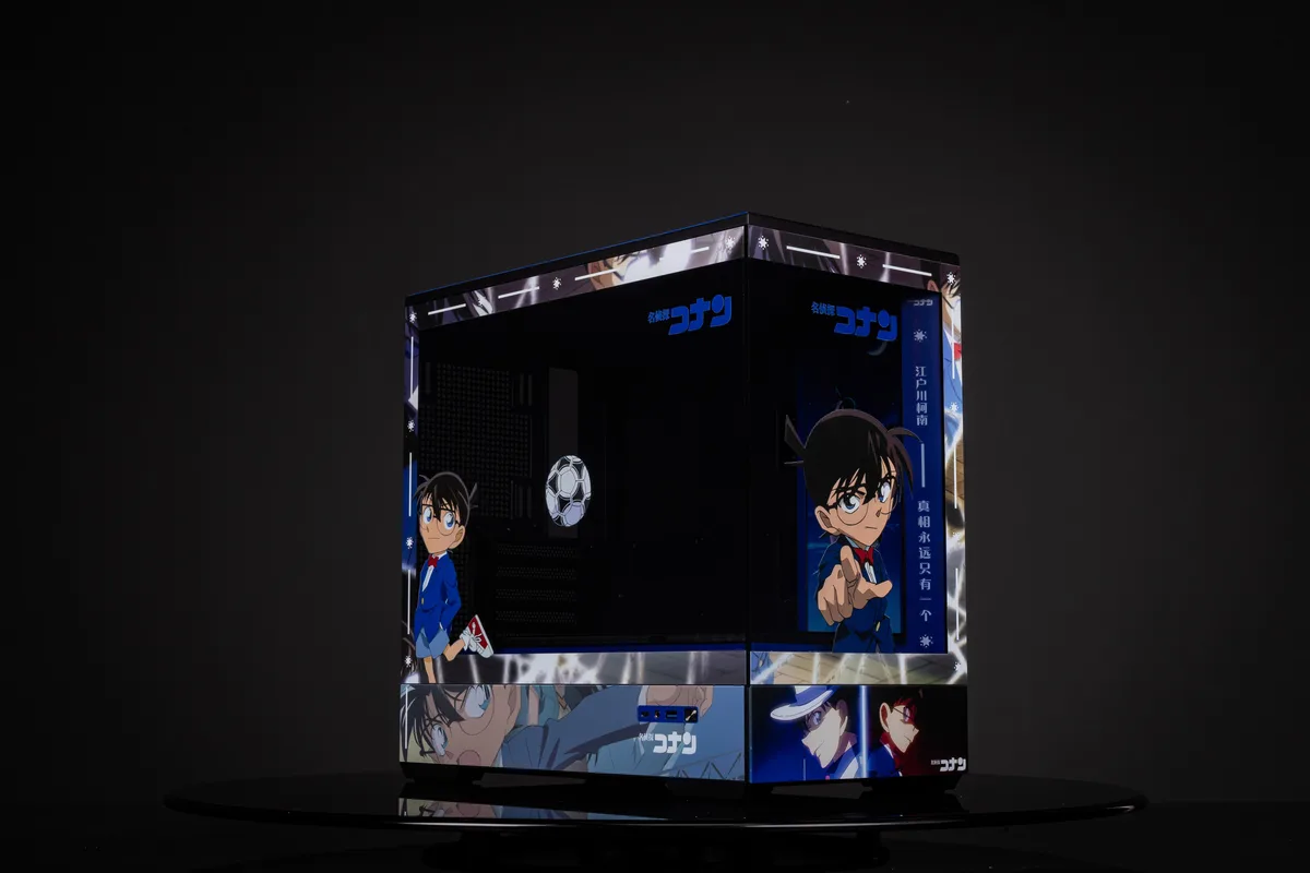 Corn Electronics Corn Electronics Bauhaus Micro-ATX ITX PC Case Detective Conan Edition — Produktfoto