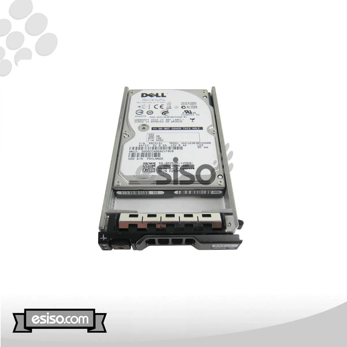 DELL DELL HUC103030CSS600 300GB 10000RPM 2.5" SAS R410 R510 R515 R610 R710 R810 R910 internal hard drive — foto del producto