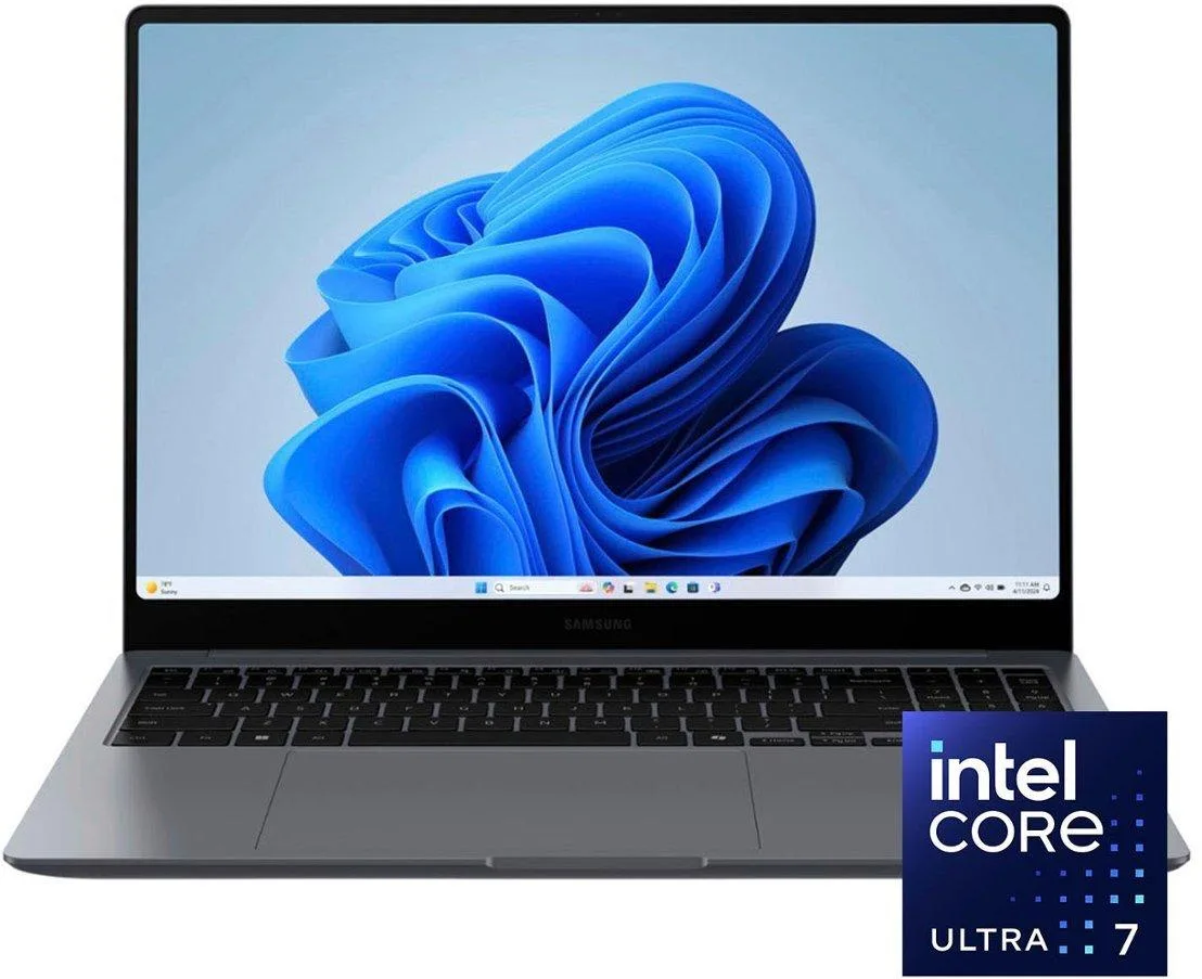 Samsung Galaxy Book4 Ultra 16 inch AMOLED touchscreen laptop in Moonstone Gray