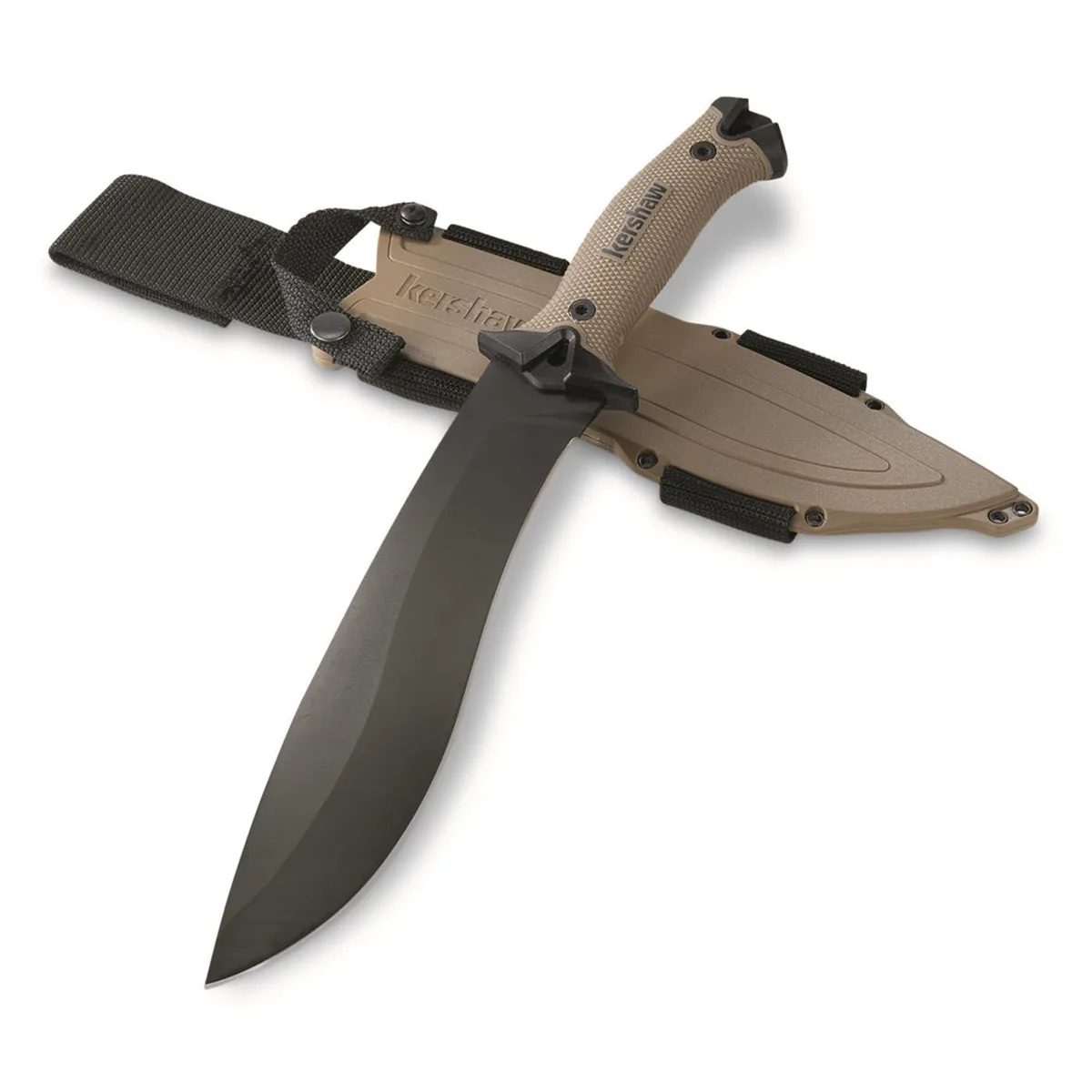  Kershaw Camp 10 Tan Machete 10 Inch 65Mn Steel — fotografija izdelka