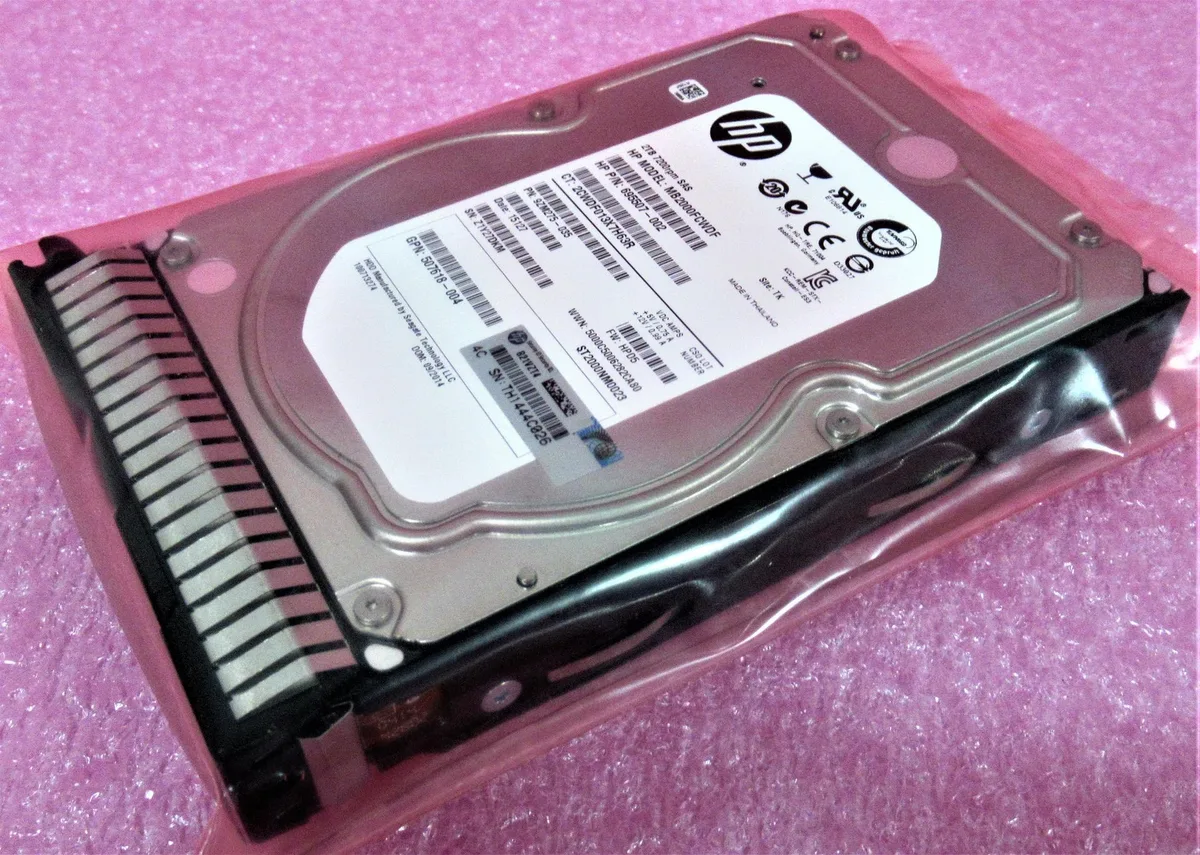 HP HP MB2000FCWDF 2TB 7200RPM 3.5" SAS internal hard drive — produktbild