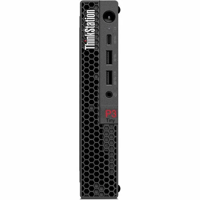 Small black desktop tower, compact tiny form factor