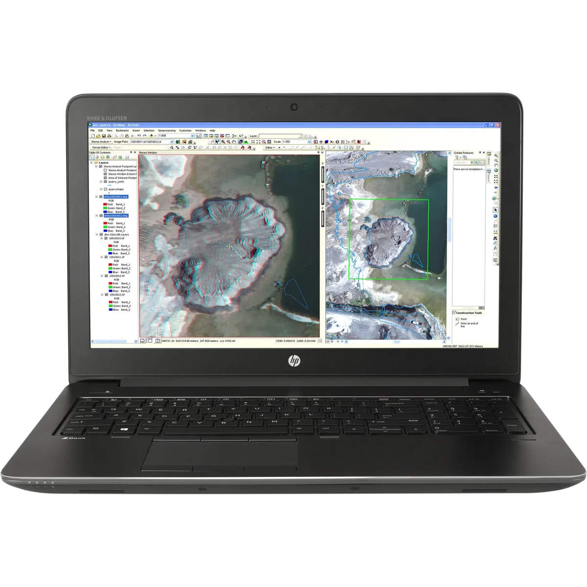 HP HP Zbook 15 G3 i7-6820HQ 2.7 GHz 32GB 512GB laptop — product photo