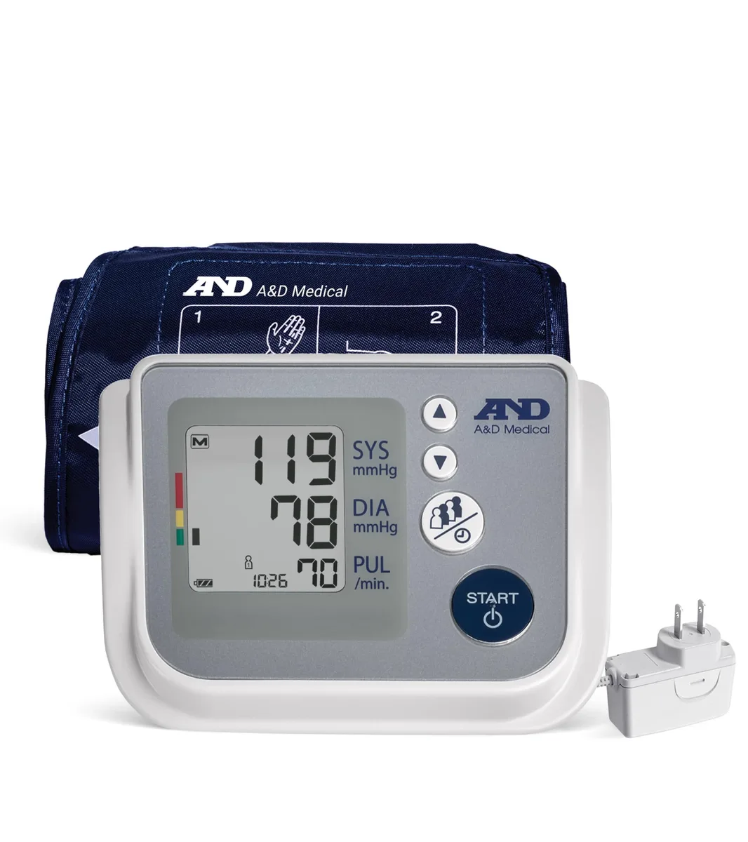  A&amp;D Medical UA-767FAC Blood Pressure Monitor 8.6-16.5" Cuff 60 Readings 4 Users AC Adapter — produkto nuotrauka