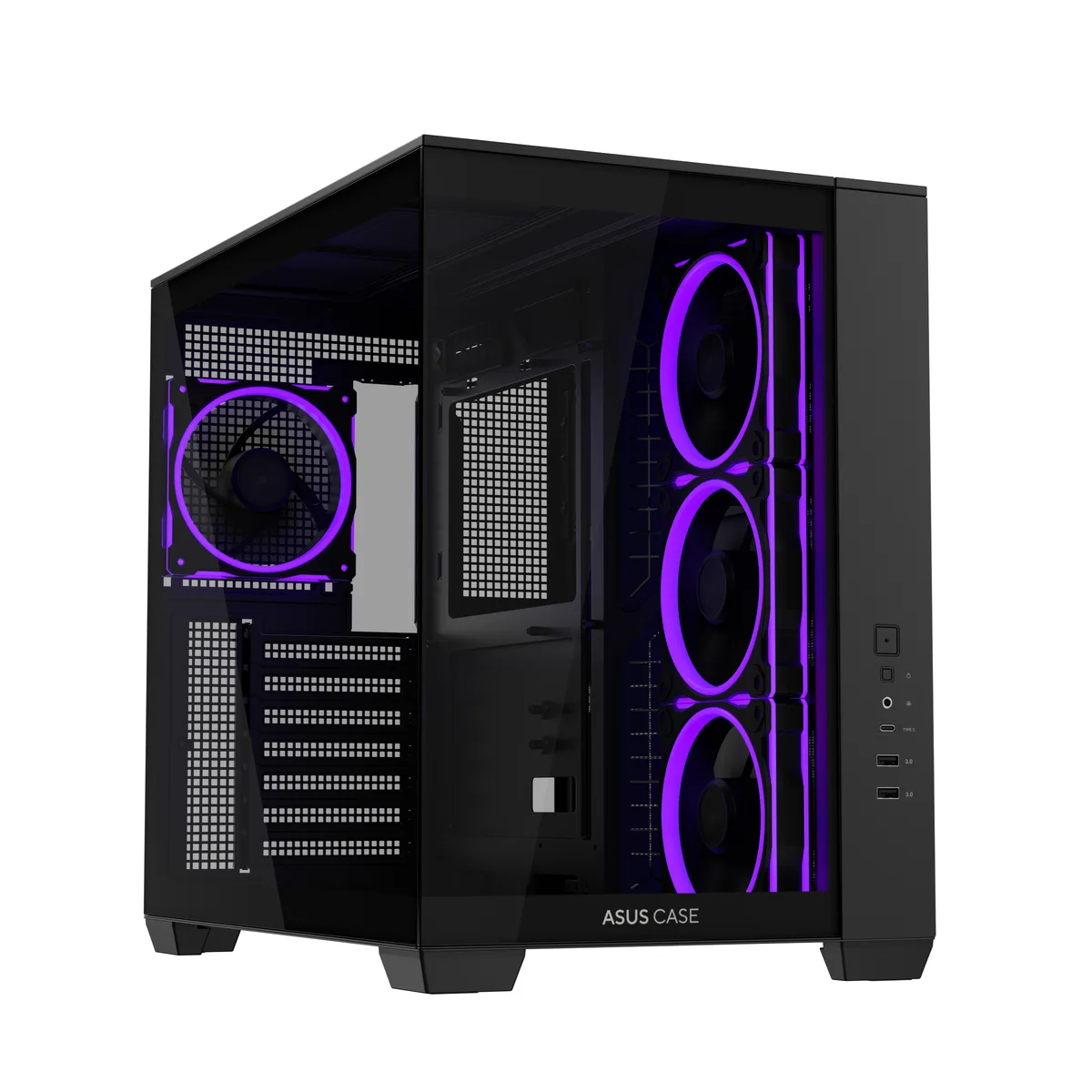 ASUS ASUS A32 PLUS TG ARGB BLACK PC case — product photo