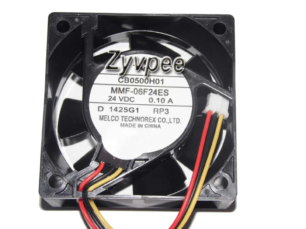 Zyvpee Zyvpee MMF-06F24ES RP3 60mm 24V 0.1A 3-pin case fan — foto produk