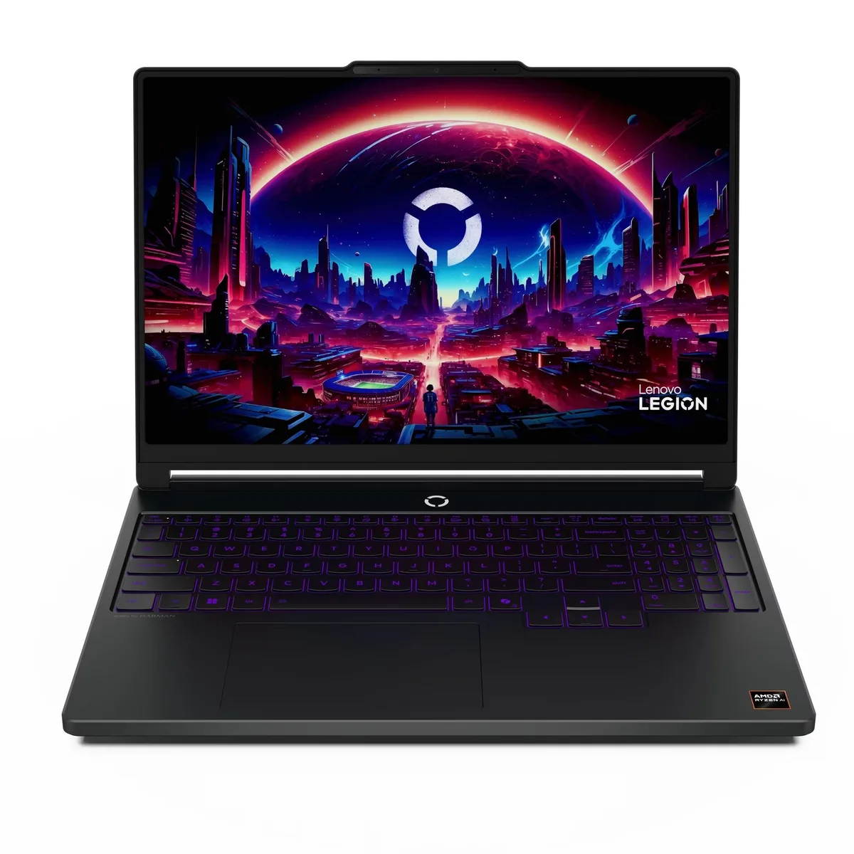 Black Lenovo Legion 5a gaming laptop, 15.3 inch OLED display, Eclipse Black finish