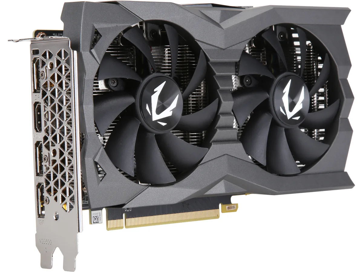 ZOTAC ZOTAC GeForce GTX 1660 AMP 6GB GDDR5 graphics card ZT-T16600D-10M — photo du produit