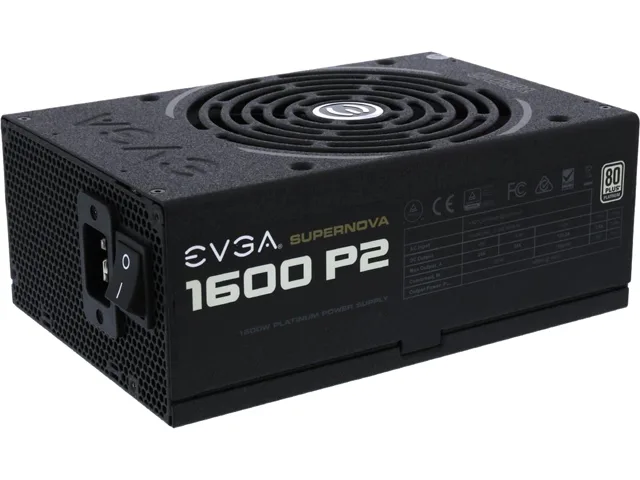 EVGA EVGA SuperNOVA 1600 P+ 220-PP-1600-X4 1600 W ATX 80 PLUS PLATINUM power supply — photo du produit