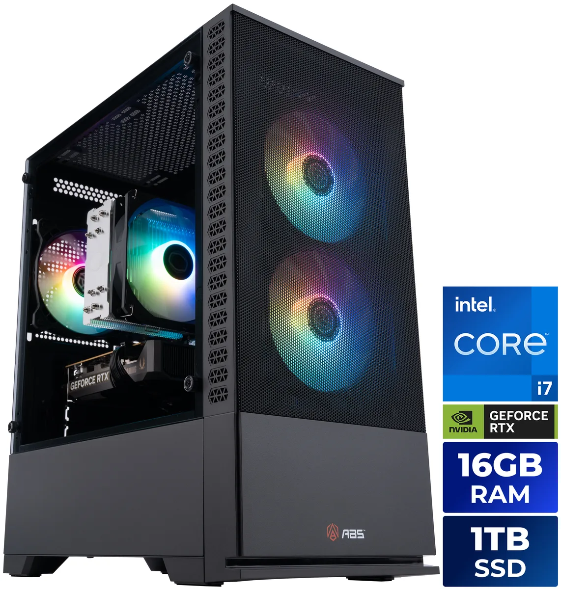 ABS ABS CA47N56R1 gaming PC i7-14700F RTX 5060 16GB DDR4 1TB NVMe — photo du produit