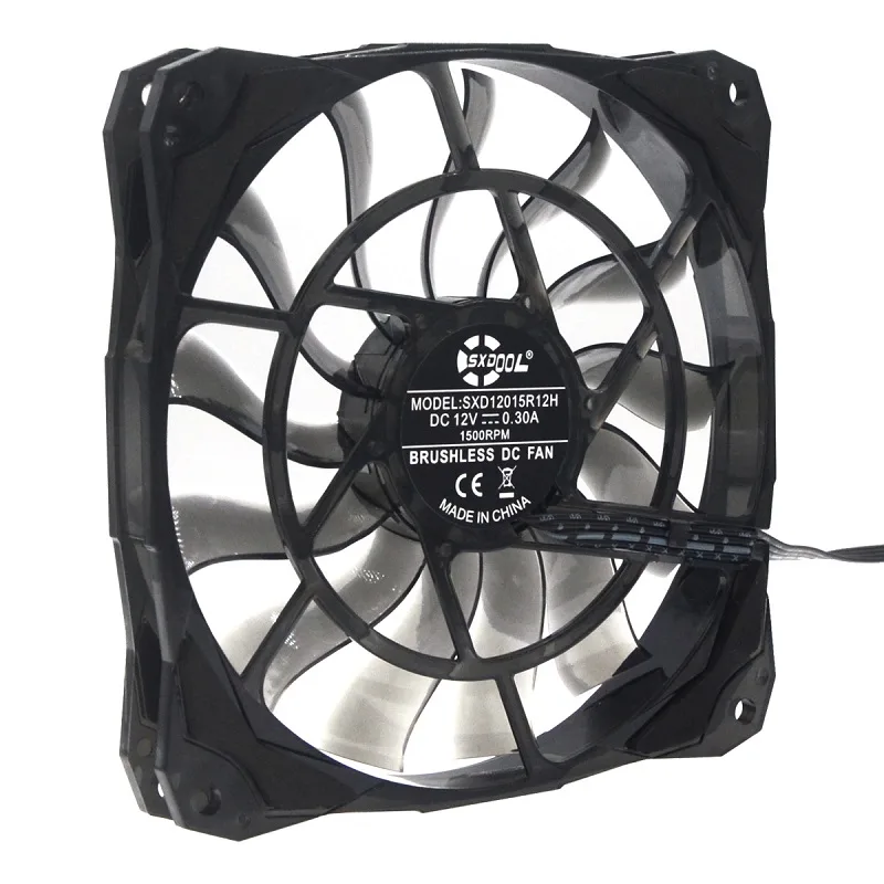 SXDOOL SXDOOL 12015 120mm 15mm PWM Case Fan Gray — product photo